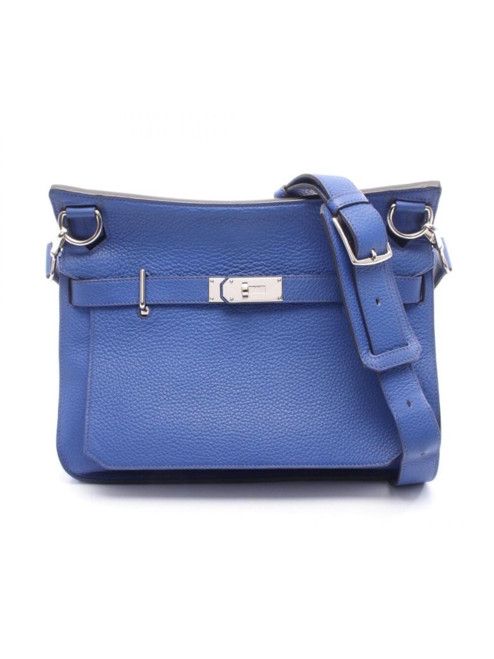 Hermes Shoulder Bag Gypsiel 31 Blue Electric